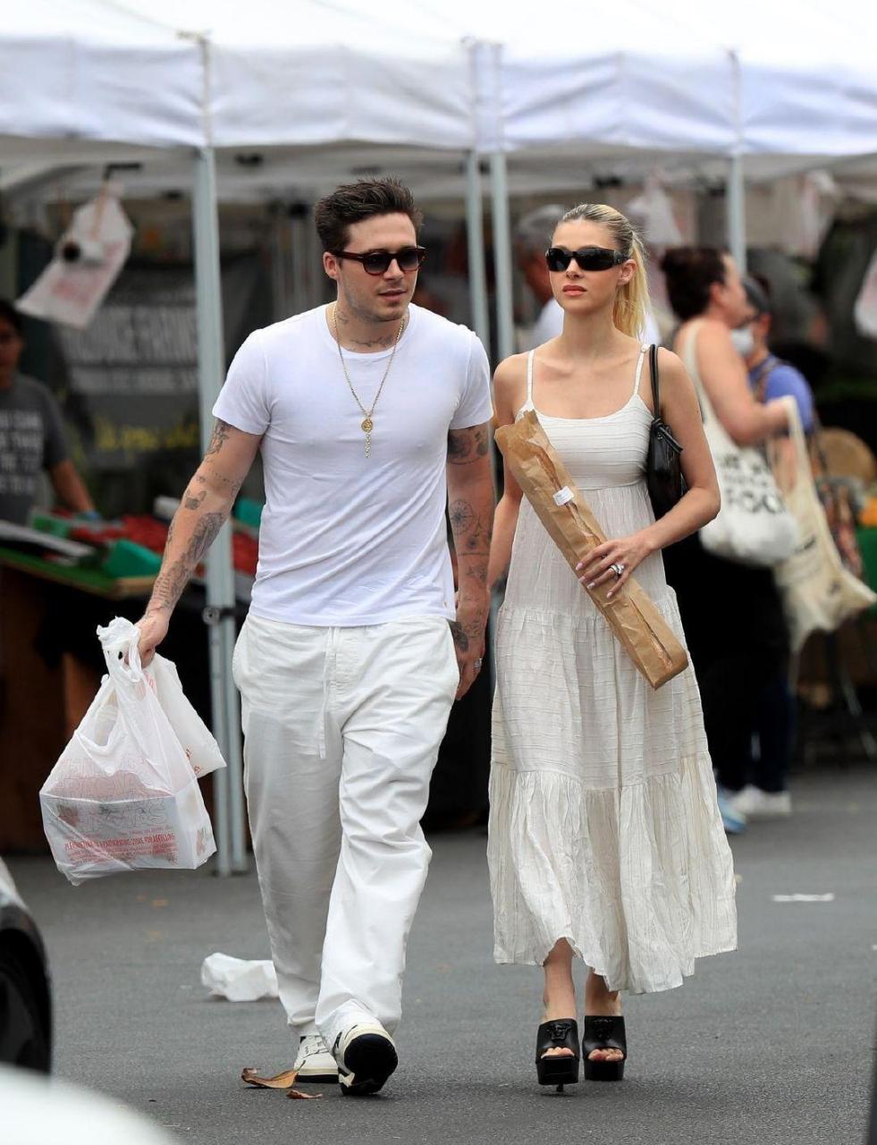 布鲁克林·贝克汉姆(brooklynbeckham)和妮可拉·佩尔茨(nicolapeltz)