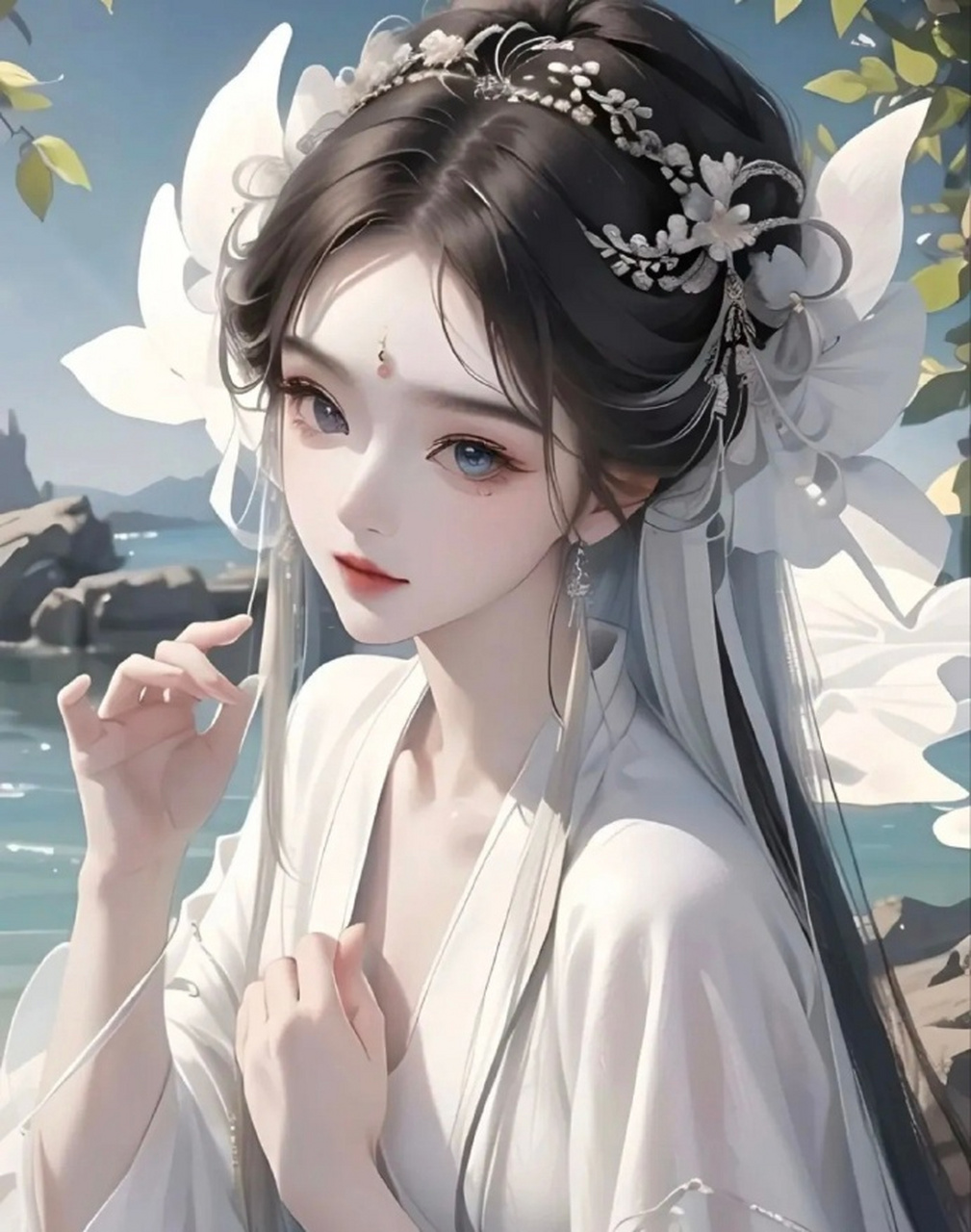 清冷淡雅系古风女生头像 676767