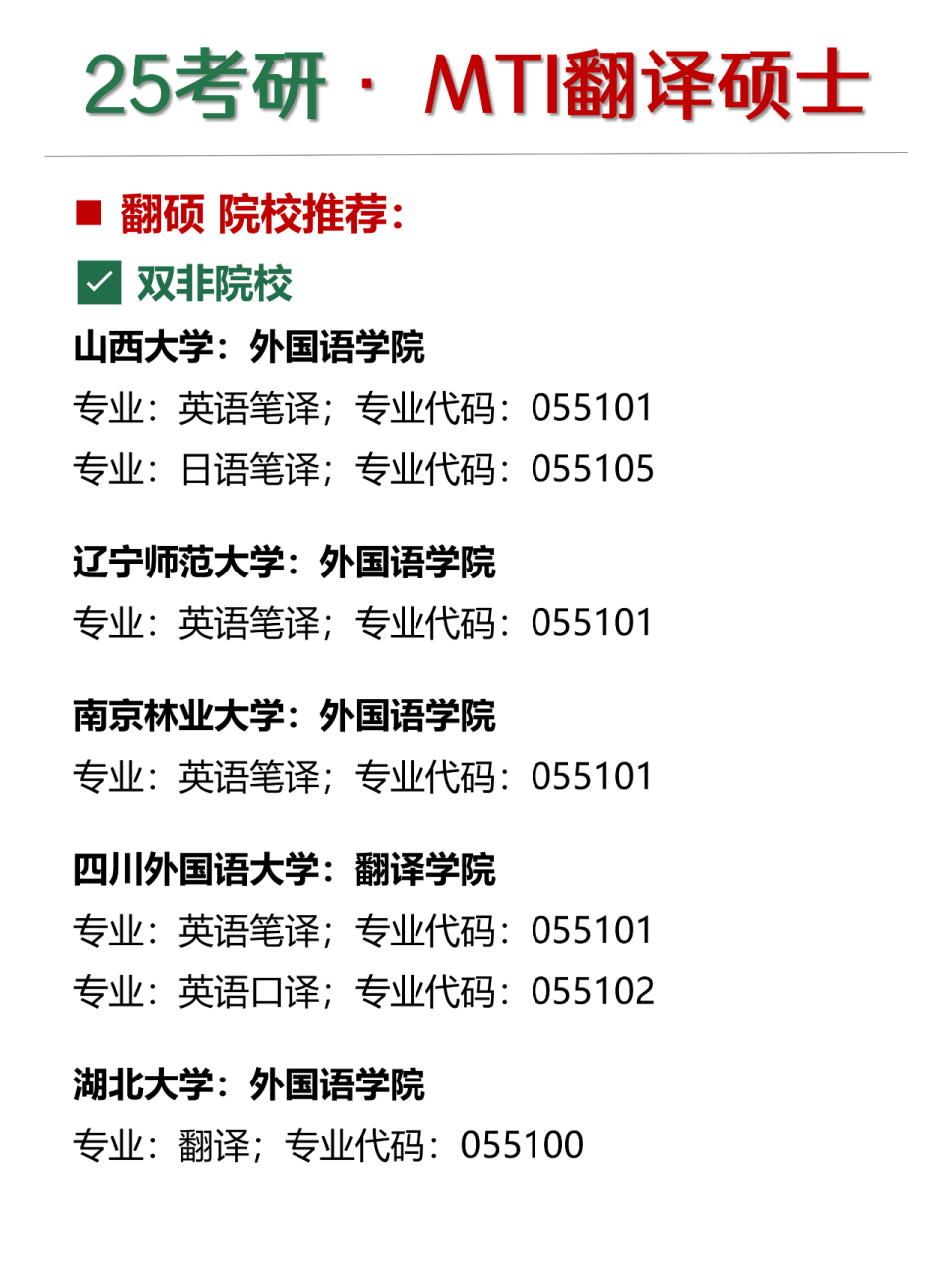 96翻译硕士专业学位mti是文学下的专硕,78专业方向: 055101笔译