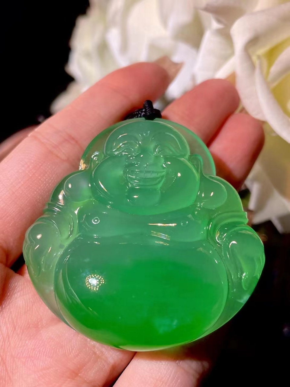 高冰满绿大佛 #翡翠# #翡翠佛公# #翡翠珠宝