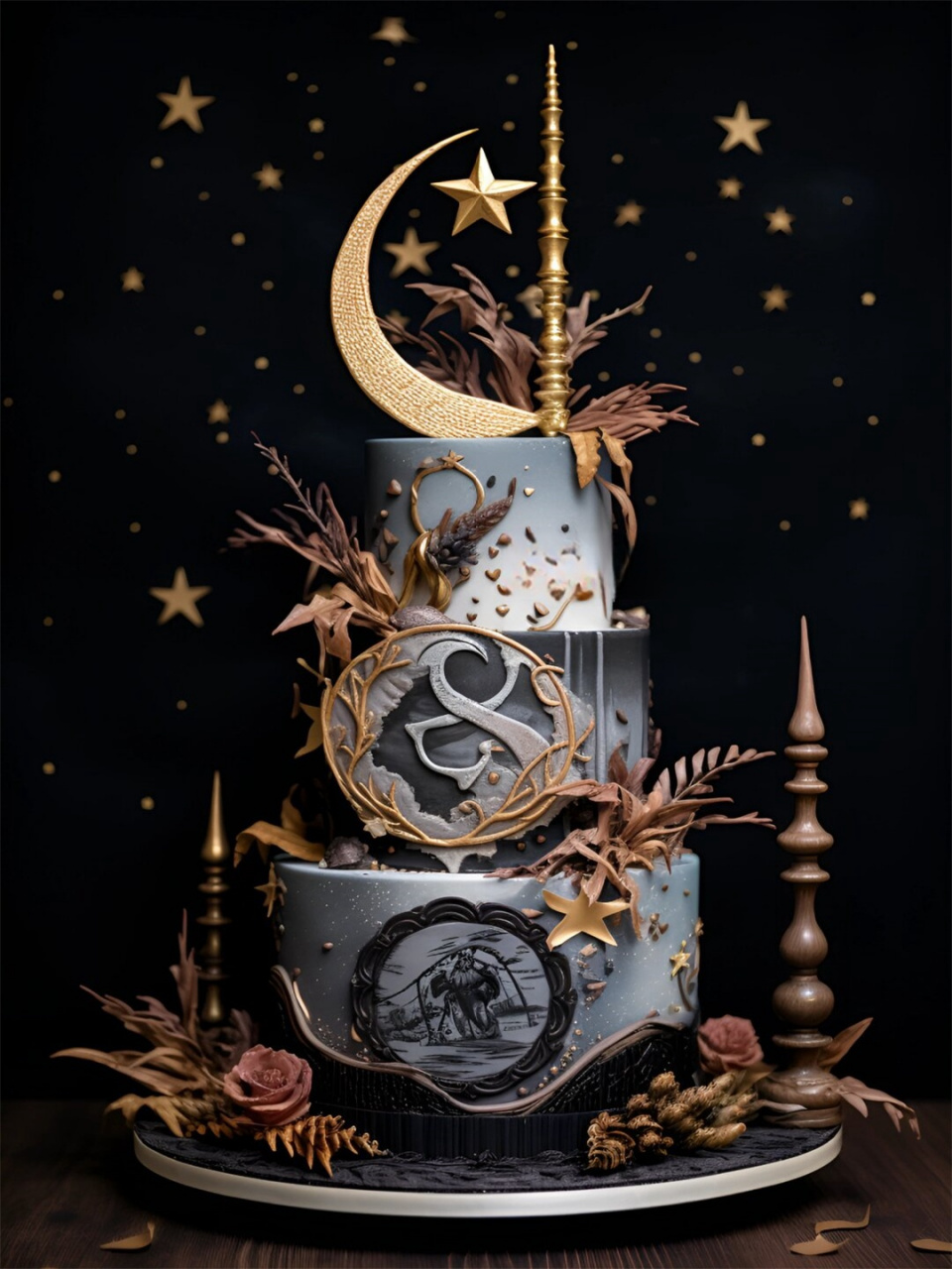 设计  这些蛋糕不仅色彩丰富,造型独特,而且每一个细节都充满了艺术感