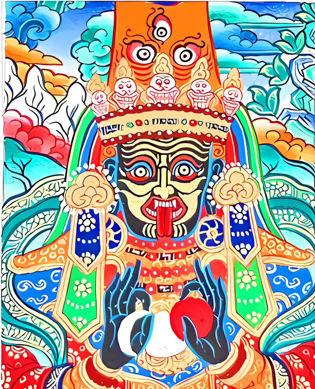 扎基拉姆,黄财神和龙王爷都被认为是能够为人们带来财运的神灵.