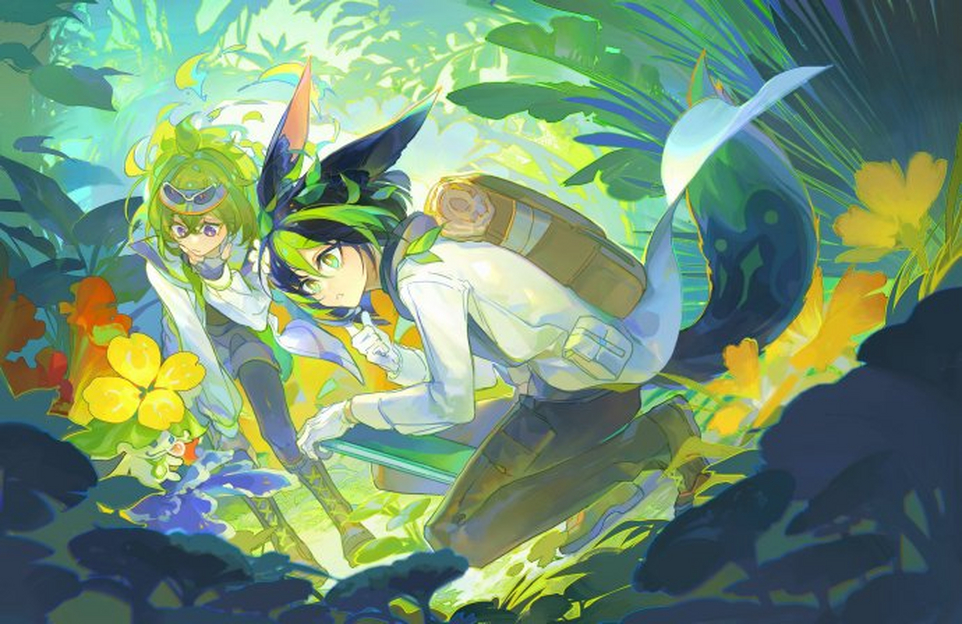 原神# 【提纳里】【柯莱】 作者:n0kio