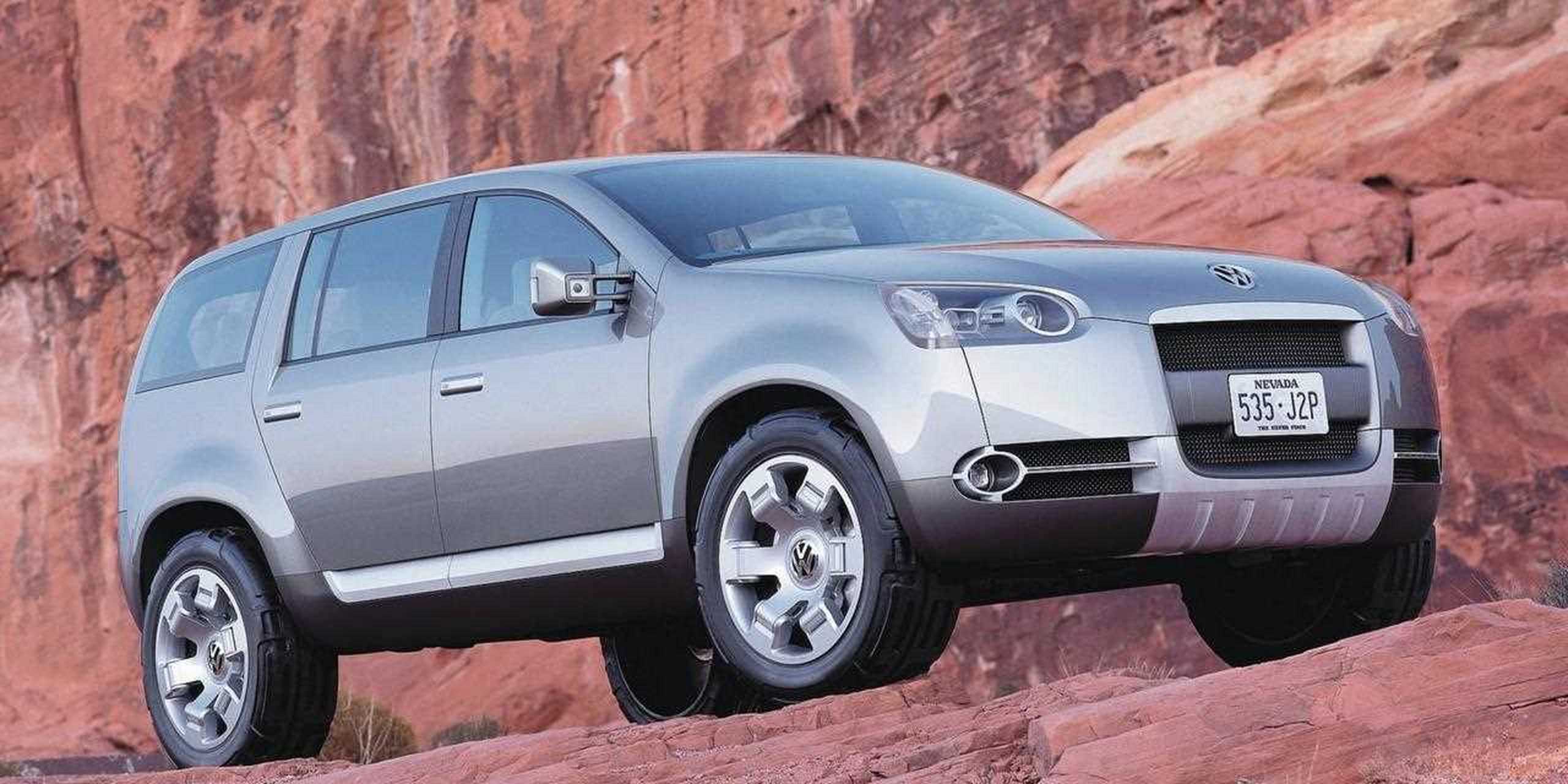 大众"麦哲伦"(magellan)概念车,首发于02年北美底特律车展,定位6座全