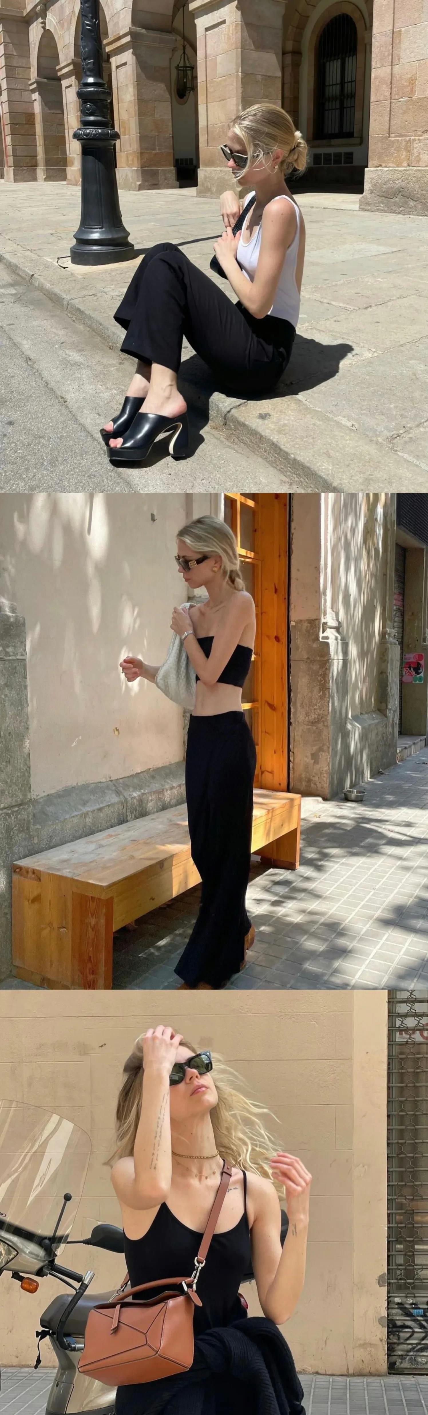 俄罗斯博主nastyanastya 的日常穿搭