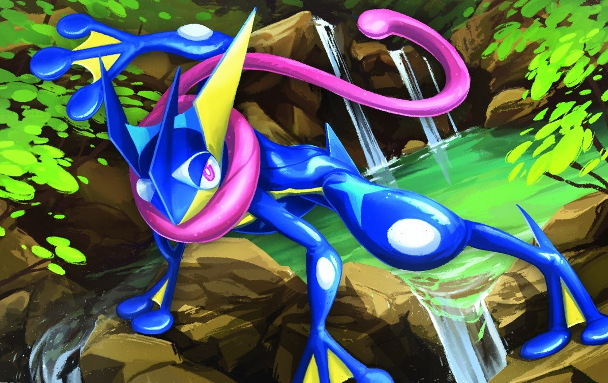 各种帅气的甲贺忍蛙插画 #宝可梦