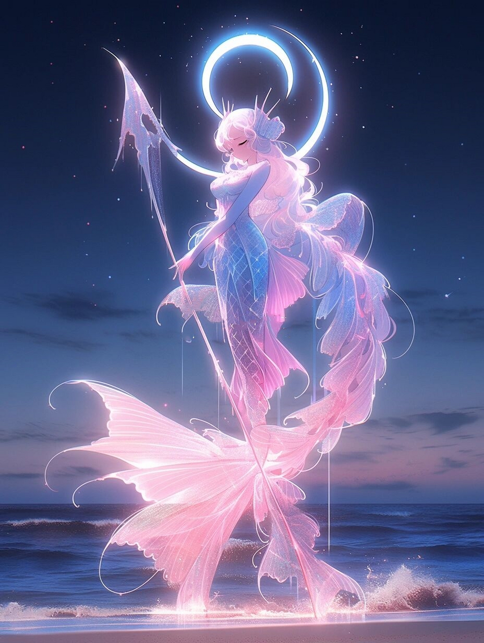 璀璨星空下的摩羯座唯美的壁纸诠释神秘魅力  摩羯座:他们是那种会在