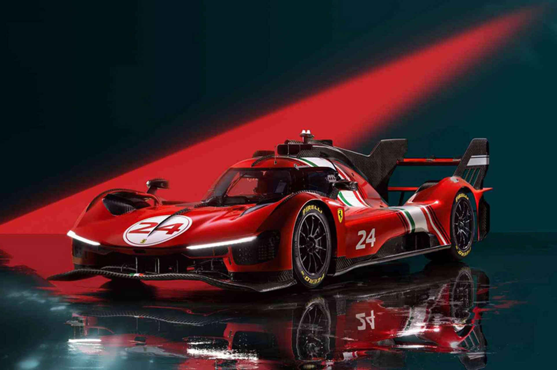 modifcata的官图,新车基于2023勒芒24小时耐力赛冠军车型法拉利499p