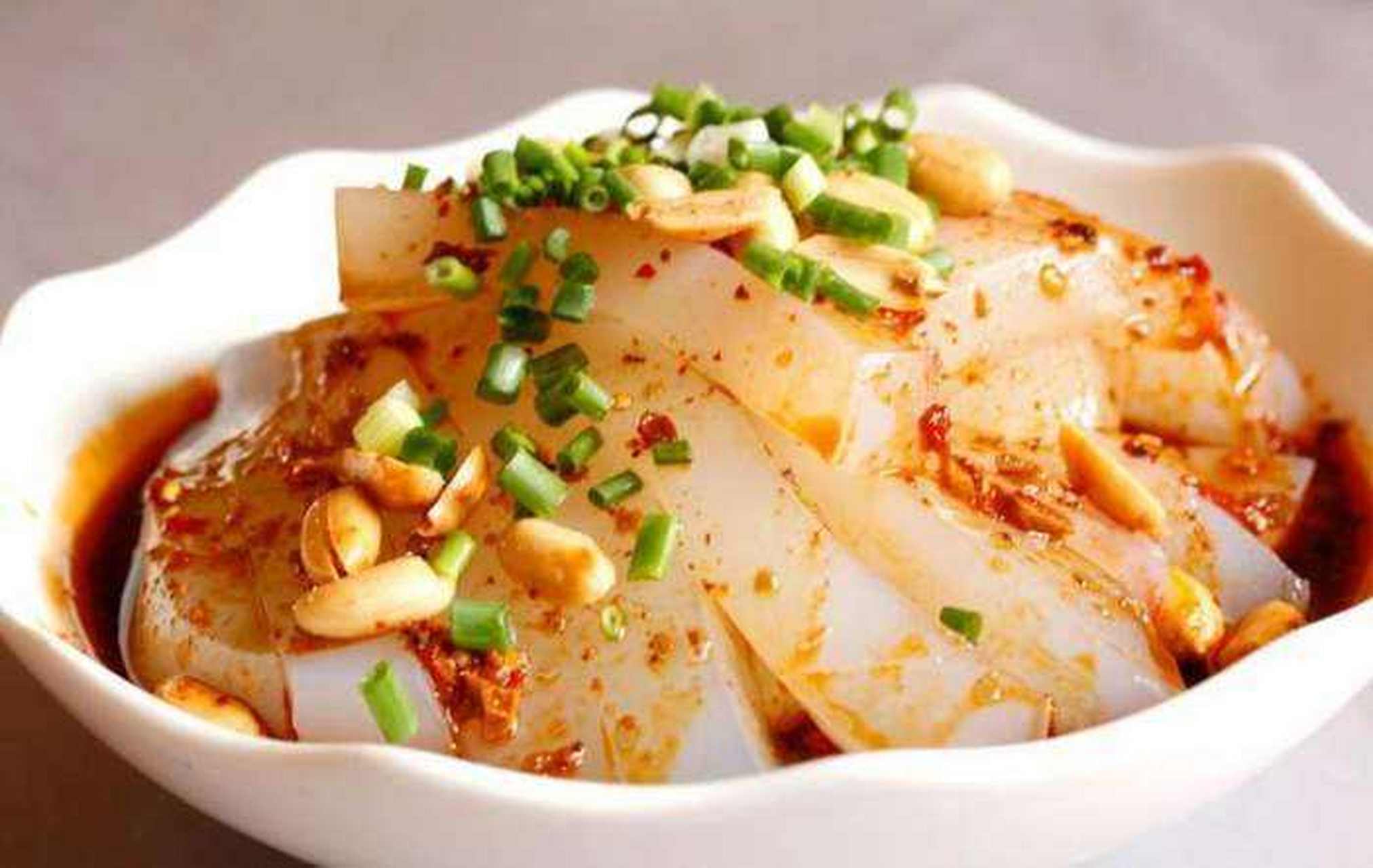 来定西旅游必吃美食通渭县的凉粉 定西通渭县的凉粉也是不错的选择