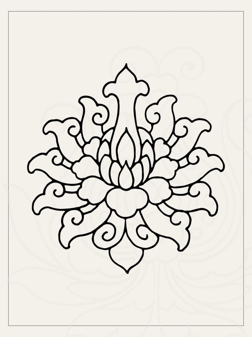 宝相花纹样|一花千面盛放古今166  宝相花又称宝仙花,宝莲花,汉族