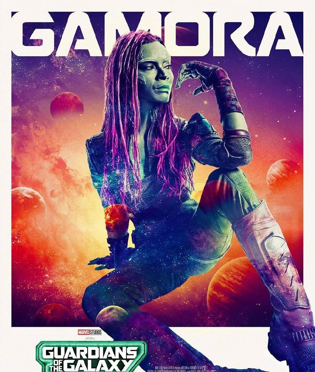 银河护卫队3角色海报# 《银河护卫队3》上映一个月倒计时,漫威狗浇