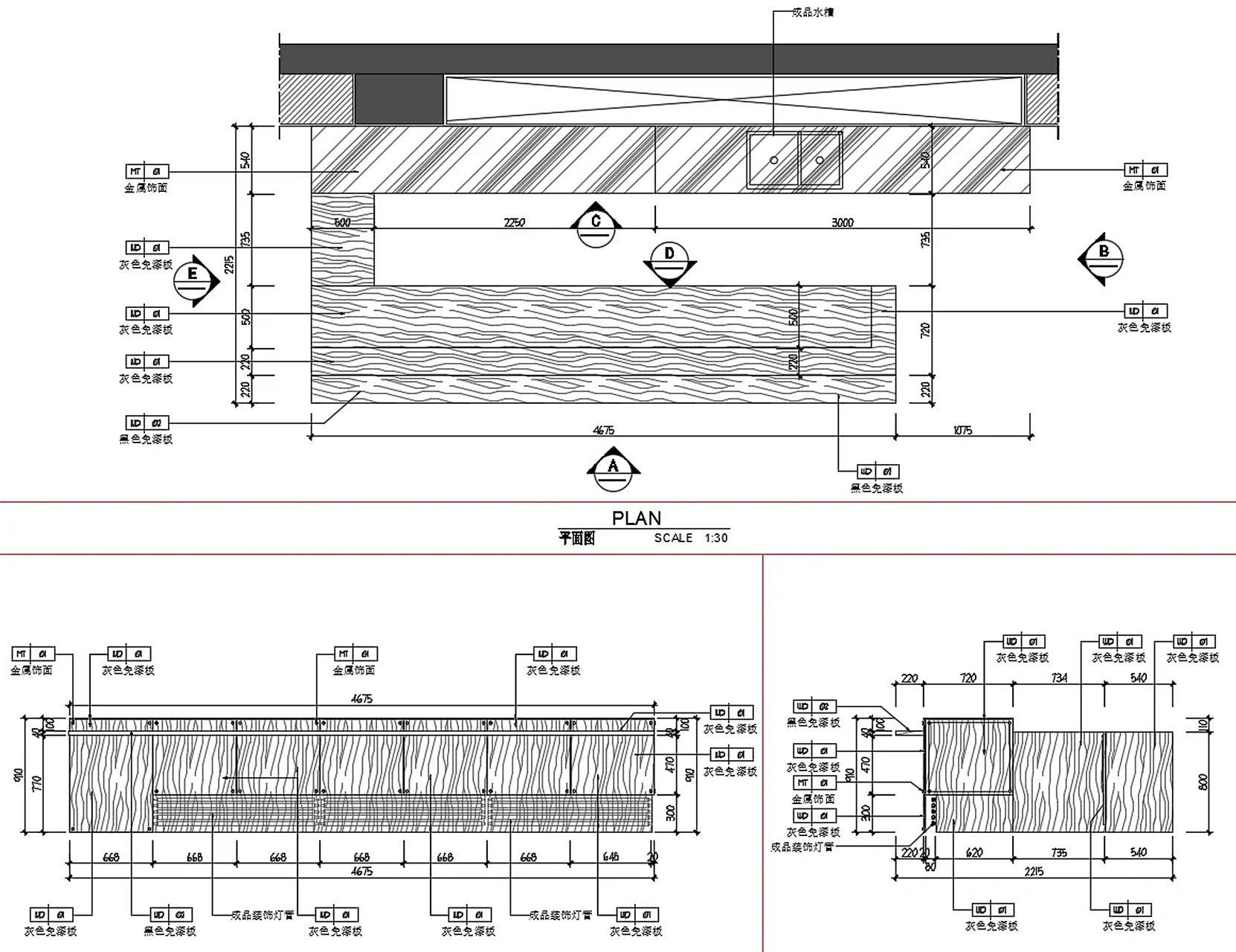 分享一份精美的吧台节点