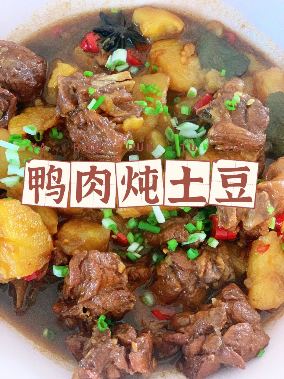 鸭肉炖土豆图片图片