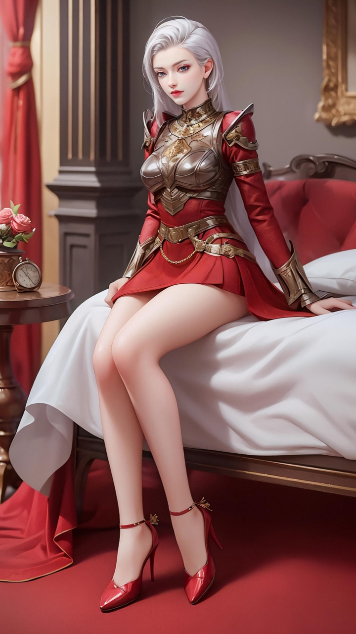 国漫女神|《雄兵连之诸天降临》鹤熙ai高清手机壁纸:要衡量鹤熙实力