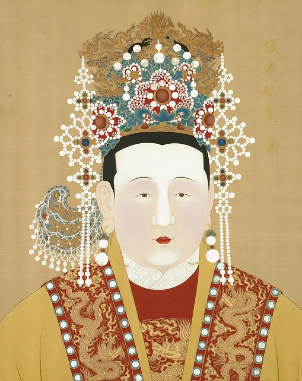 1425年,48岁的明仁宗朱高炽驾崩.郭贵妃趴在灵前,哭得特别伤心.