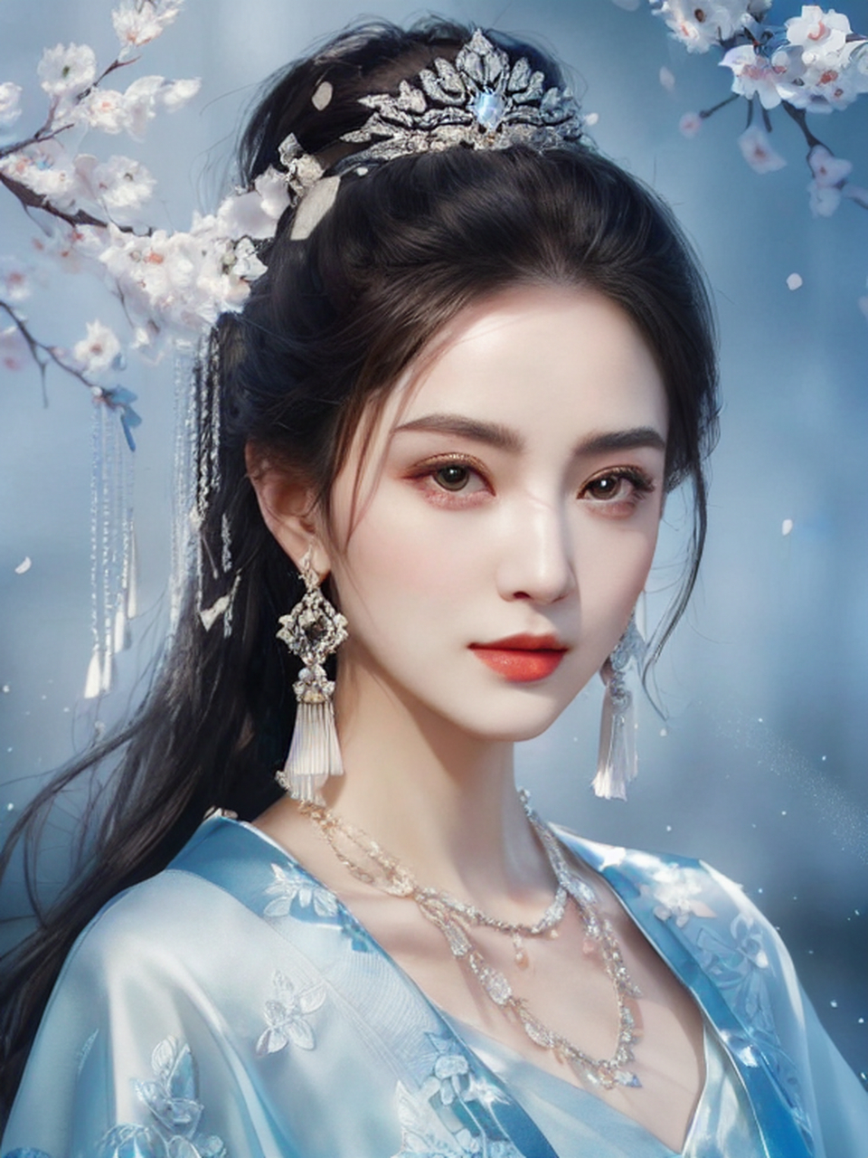 生活是自己的 与别人无关#心情分亨# #养眼美女# #国风古韵