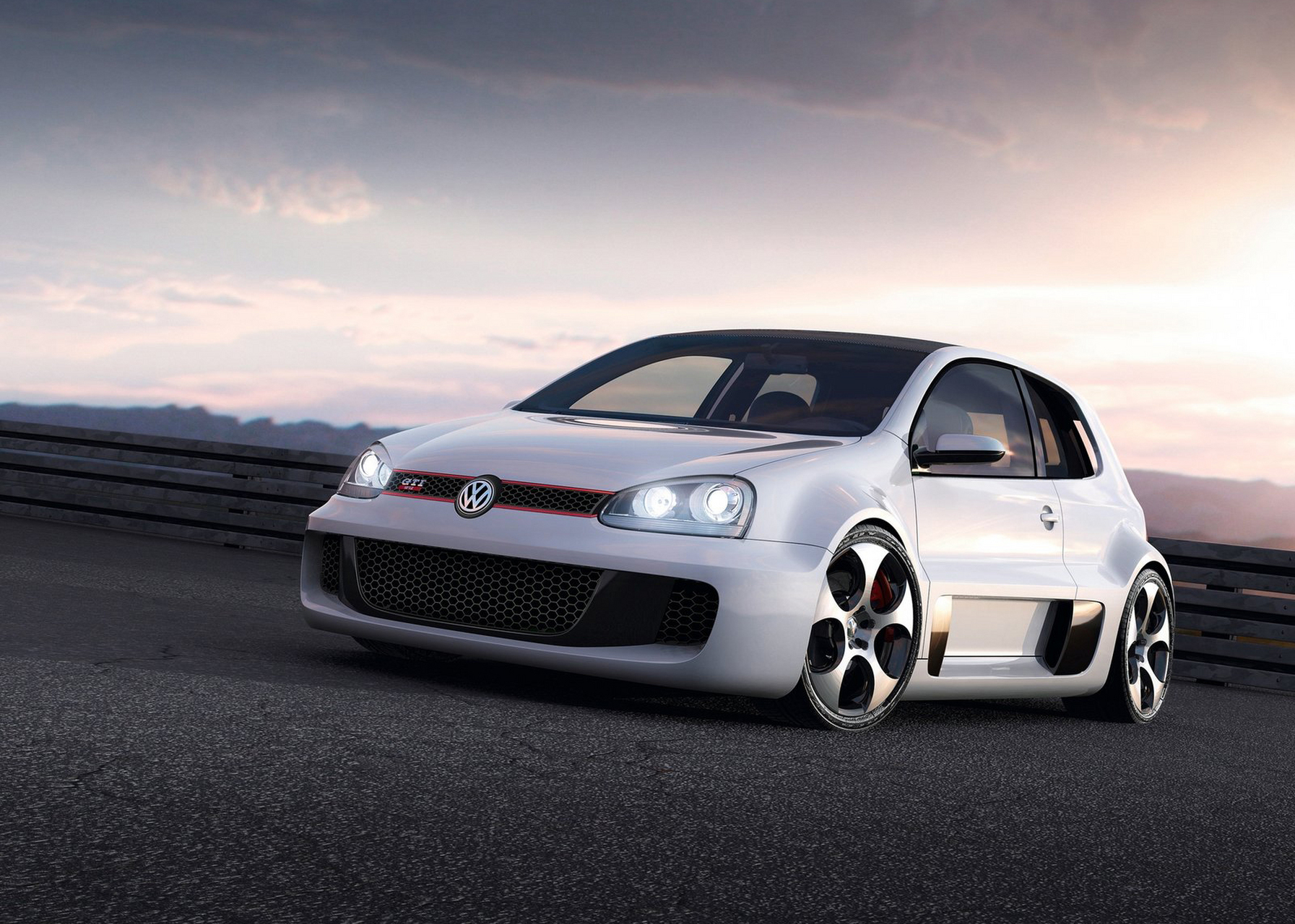 壁纸# volkswagen golf gti w12 650 concept