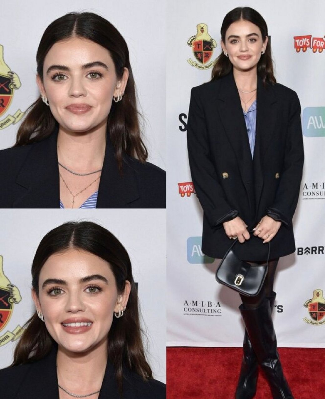 露西海尔# #女明星红毯穿搭