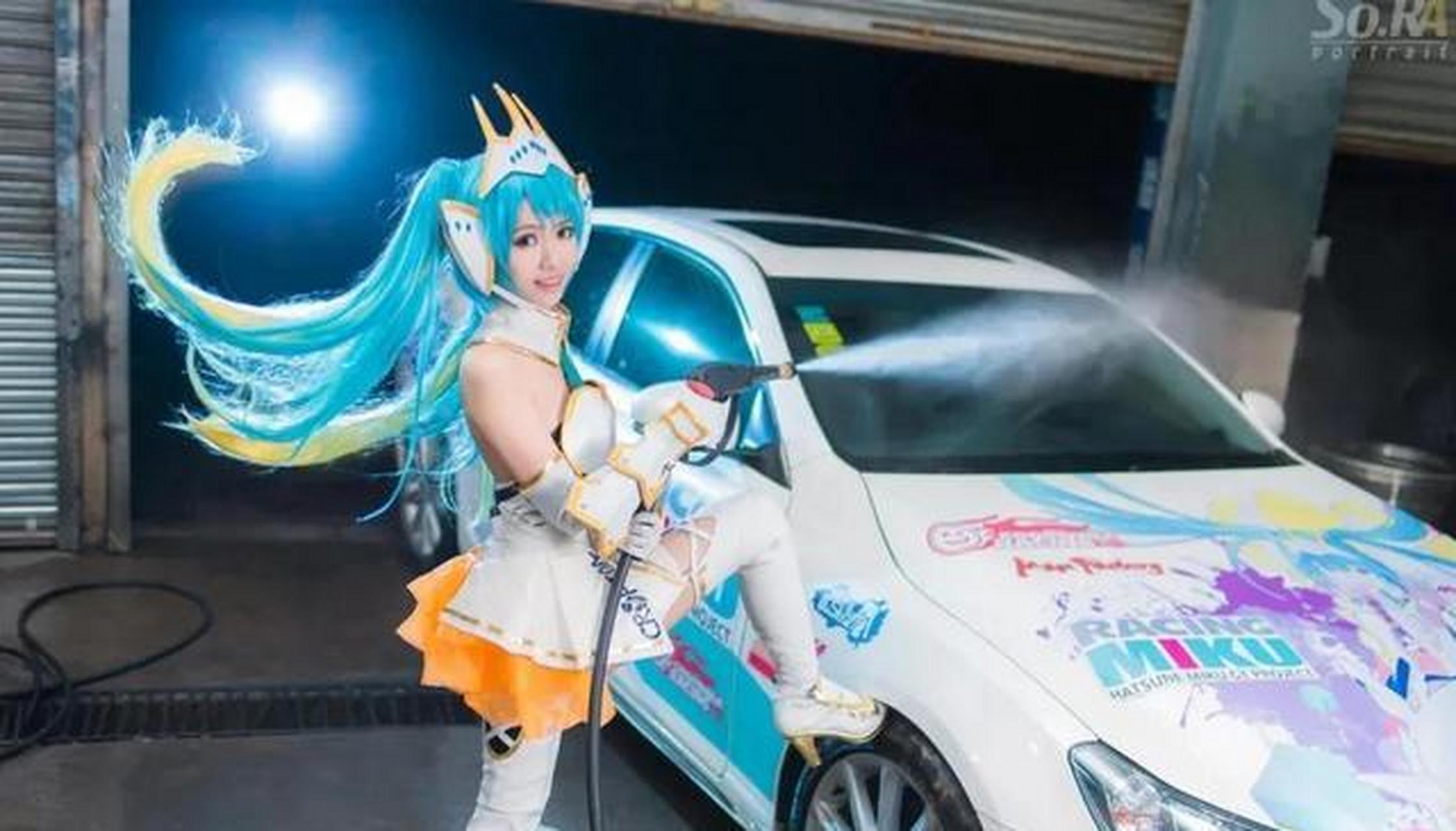 cosplay二次元美女车模写真集