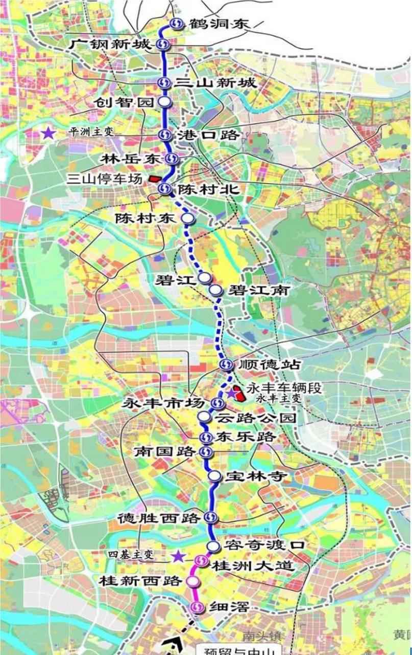 佛山地铁11号线线路图图片