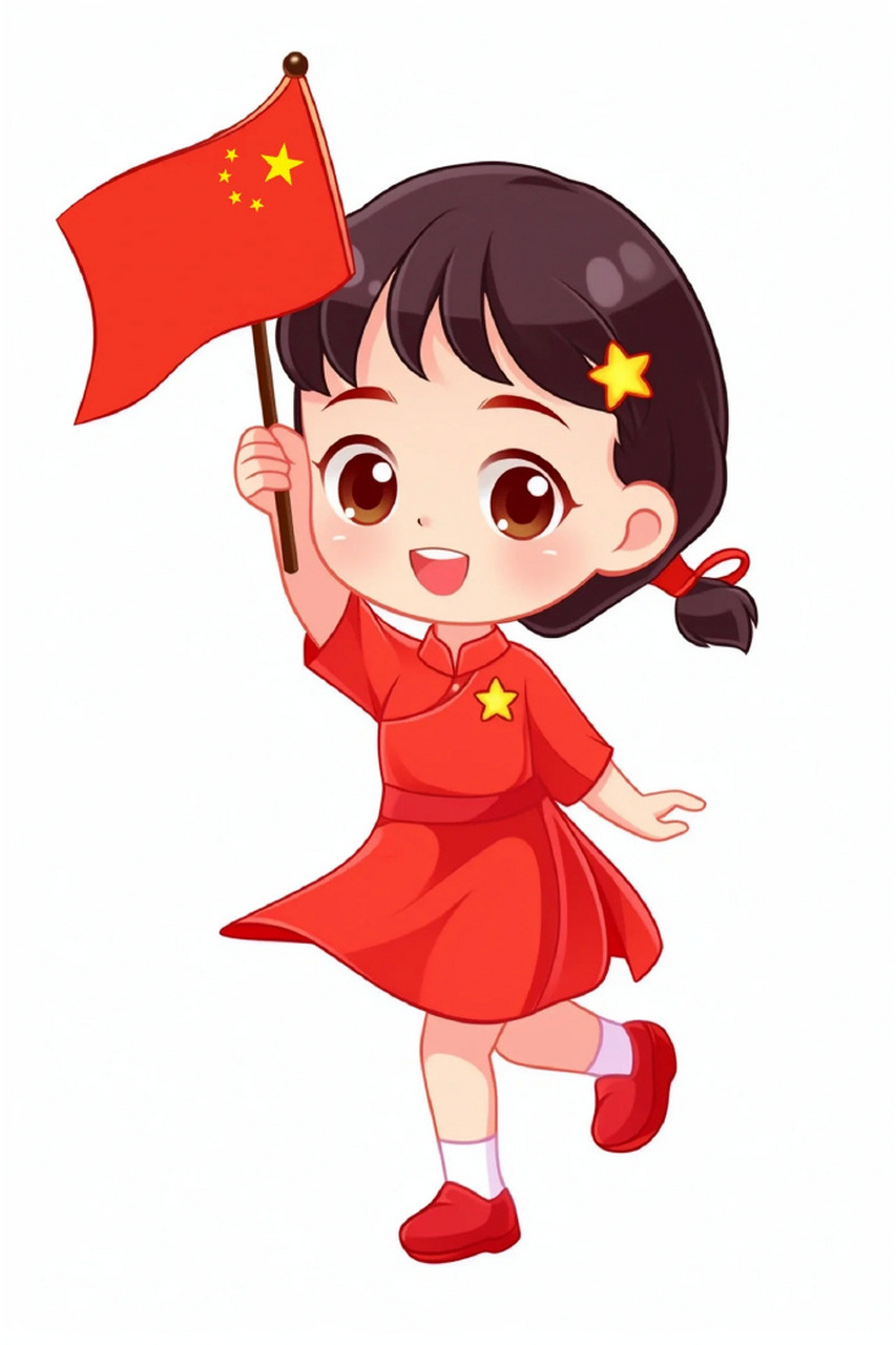 q版 五星红旗9899  如果信仰有颜色,那一定是中国红.