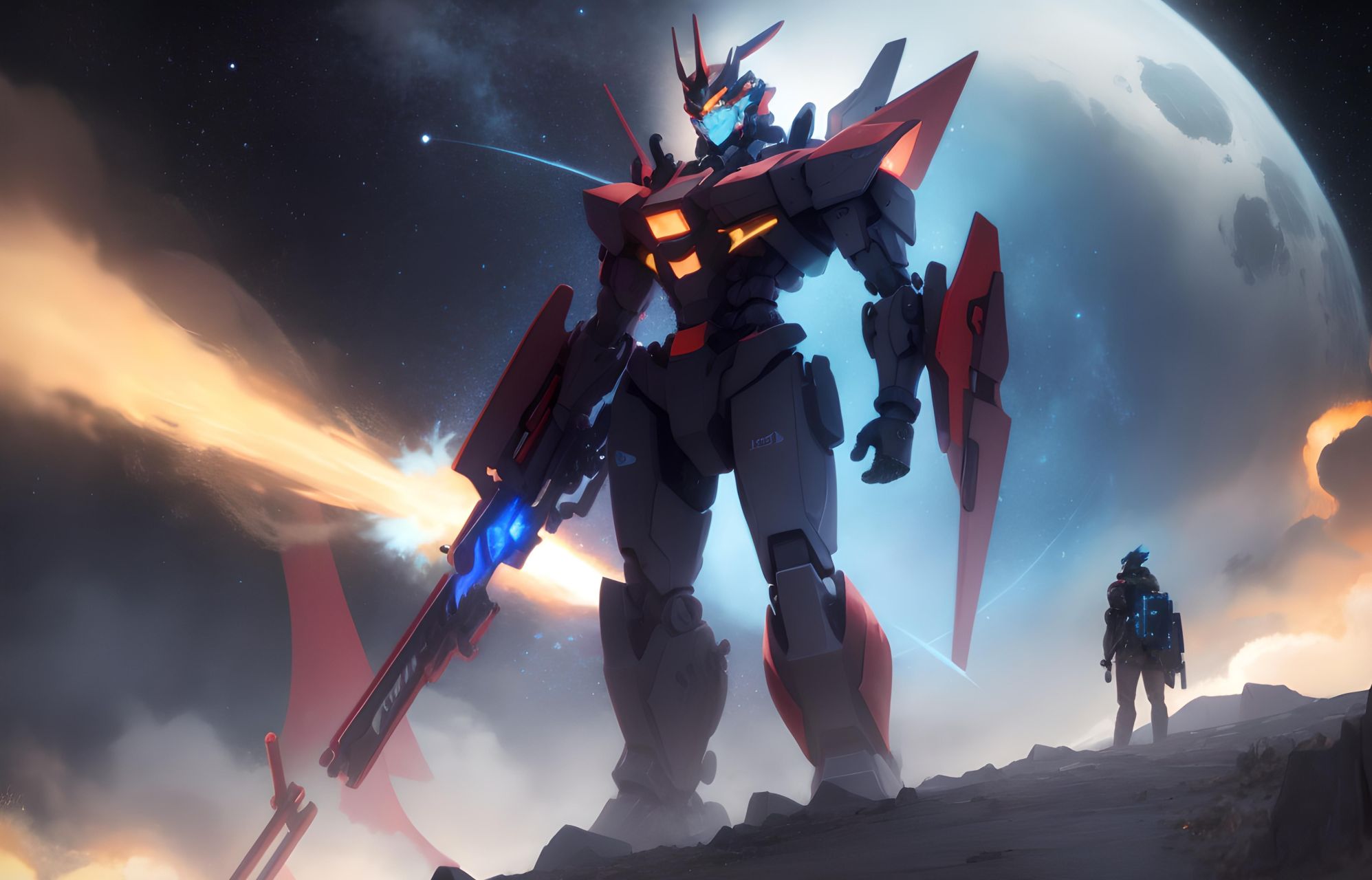 二次元美图##动漫##壁纸##炫酷##动漫机甲##机甲##图片##热血患甲