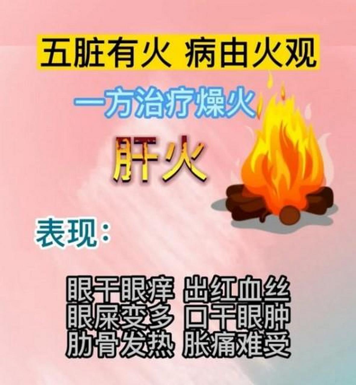五脏有火,病由火起,身体上火有什么明显症状? #中医养生##爱上火##健