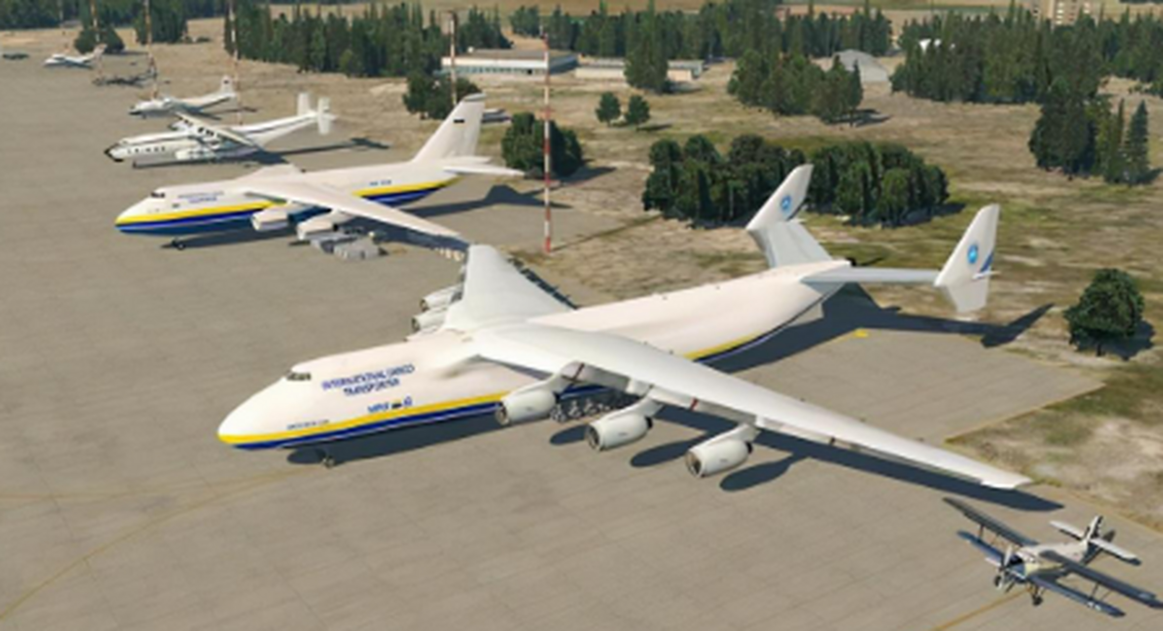 安124运输机有多大?