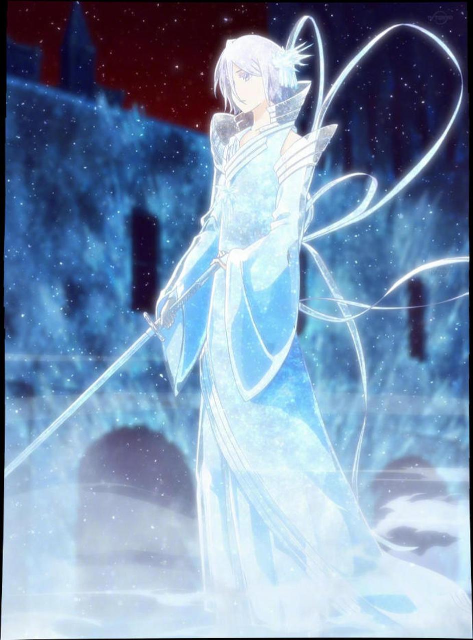 死神bleach# 朽木露琪亚卍解形态 :白霞罚全身图