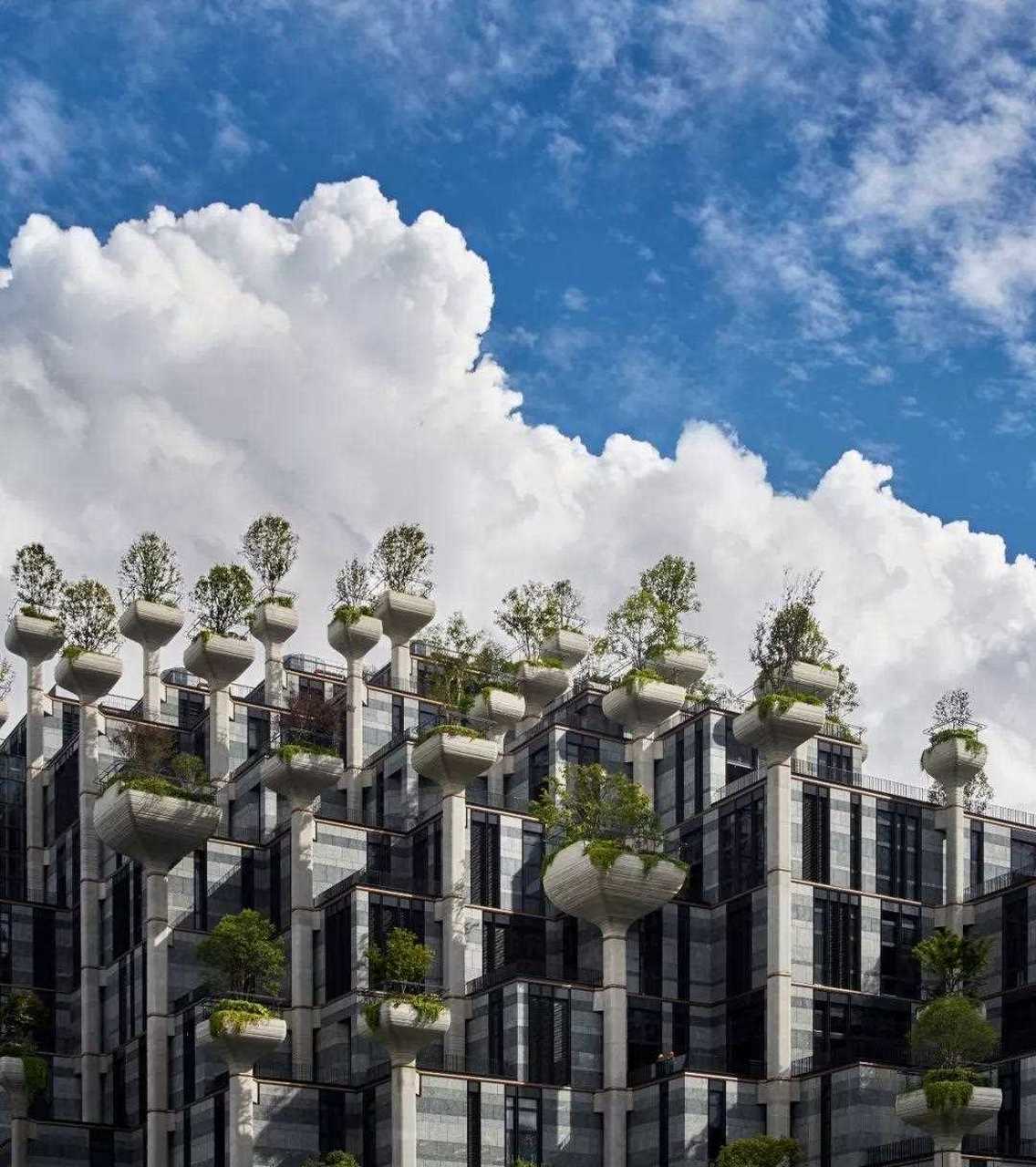 上海苏州河畔有一座超好看的空中花园,它就是上海世博会英国馆设计师