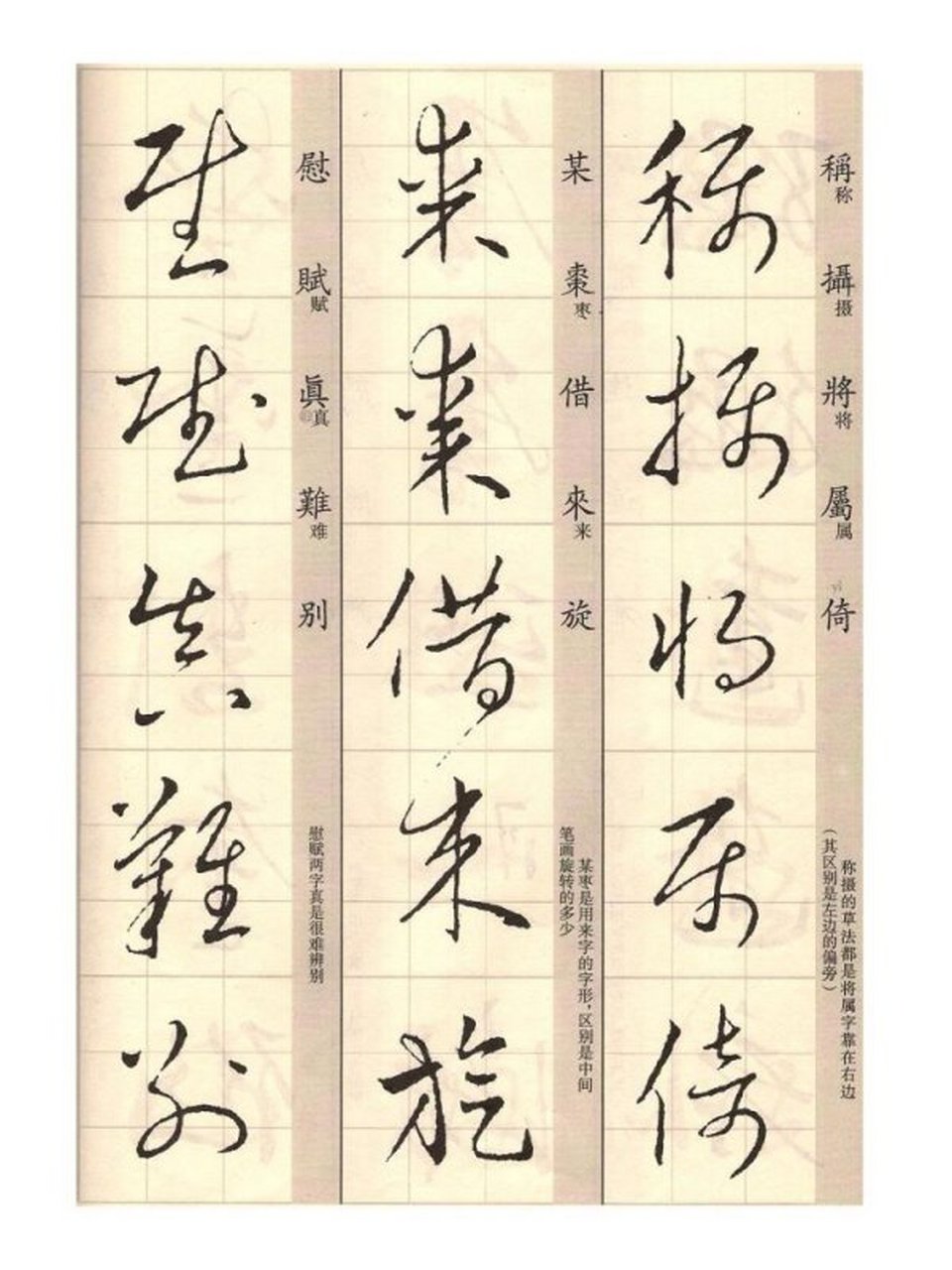 历代名家书法欣赏:王羲之草书草诀歌,附口诀释文.