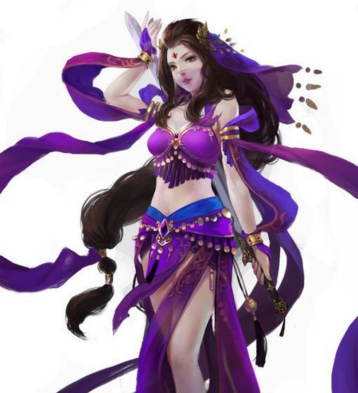 游戏美女原画作品选之四