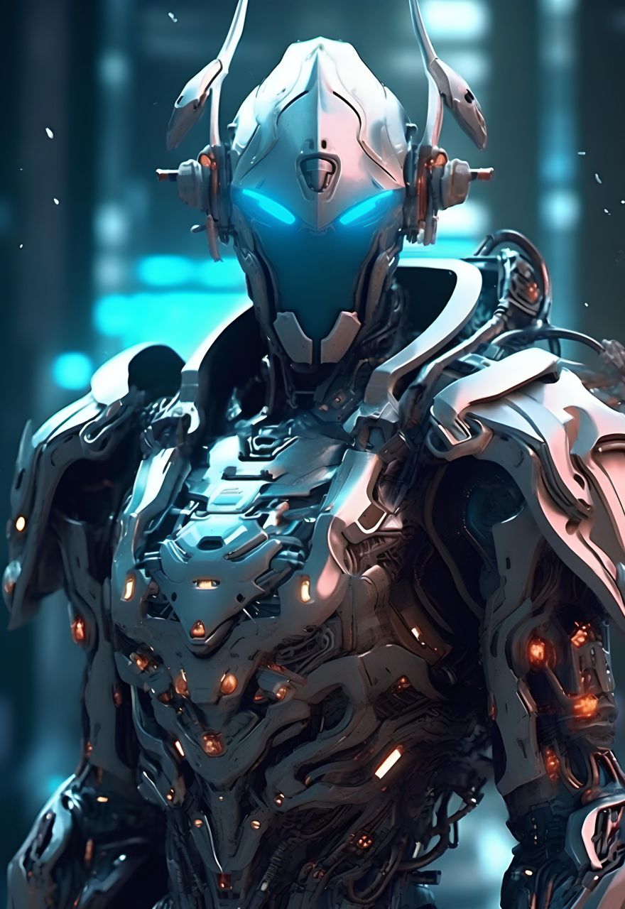 座##十二星座之白羊座##赛博朋克##图片##壁纸##机甲##二次元##骑士