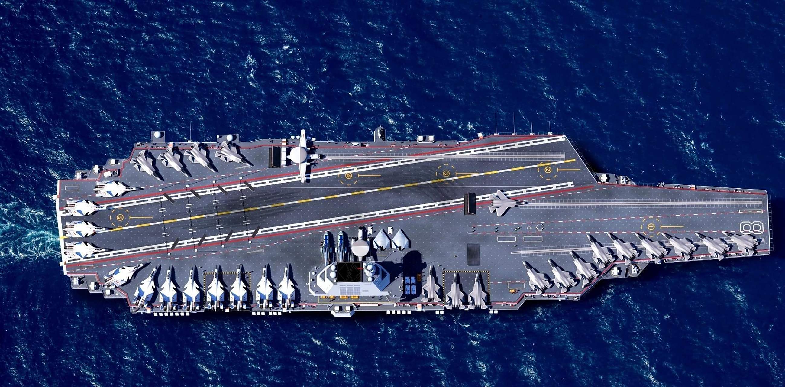 众所周知,去年6月份下水的003航母"福建舰"(舷号18)已经是国拥有的第3