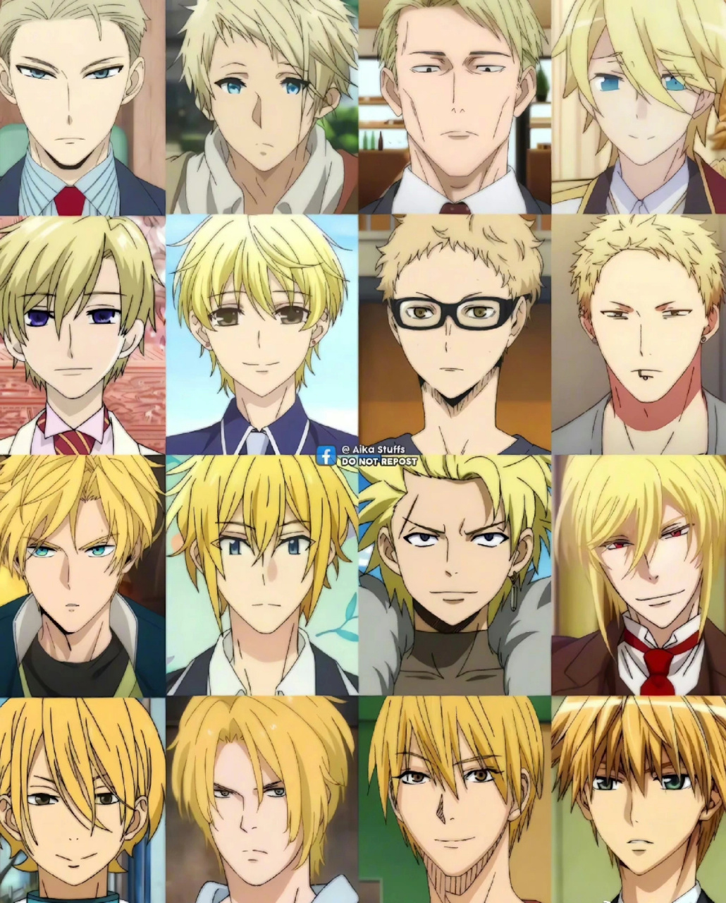 动漫里面的金发动漫帅哥们,你们喜欢哪个 676767?