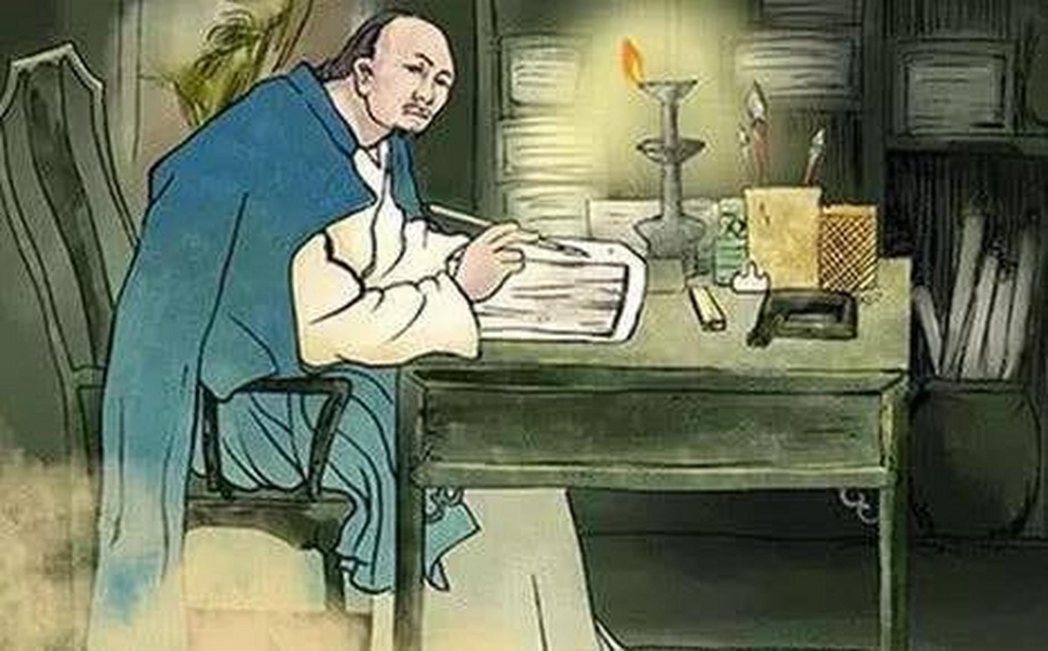 古时有一个穷书生,三十岁还没有娶妻