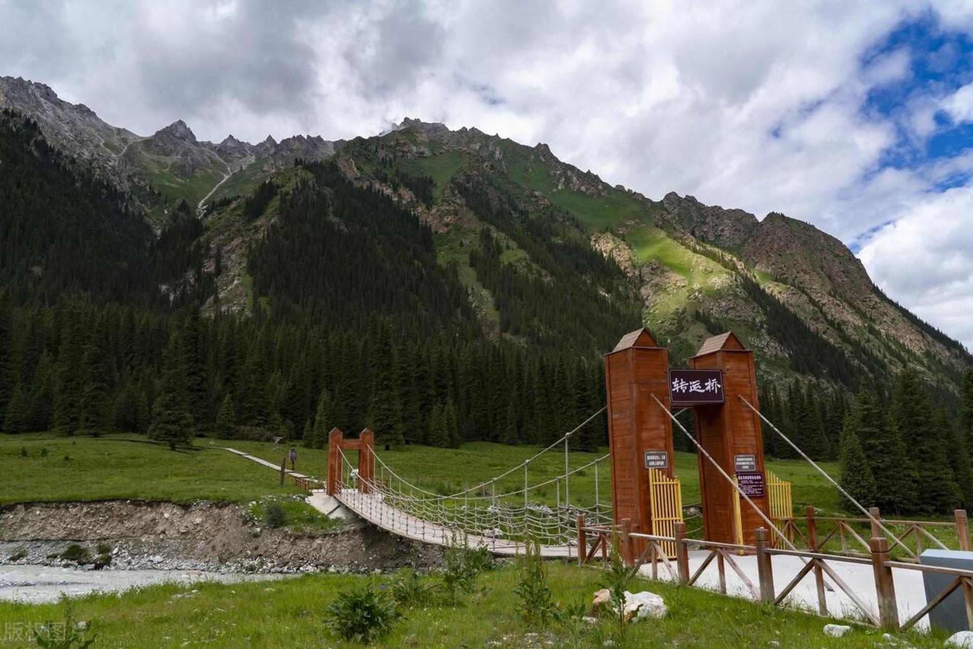 探访西游中的取经之路——夏塔古道  在新疆昭苏夏塔乡森林公园,也