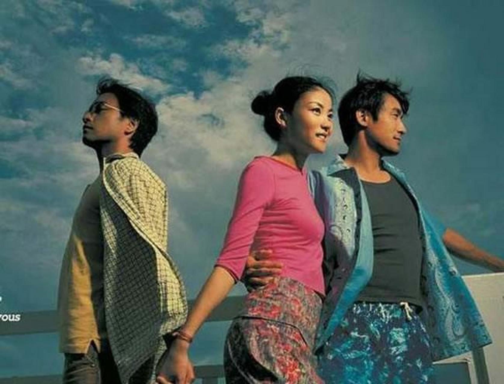 领动计划# 2000年的电影《恋战冲绳》海报,张国荣,王菲,梁家辉.