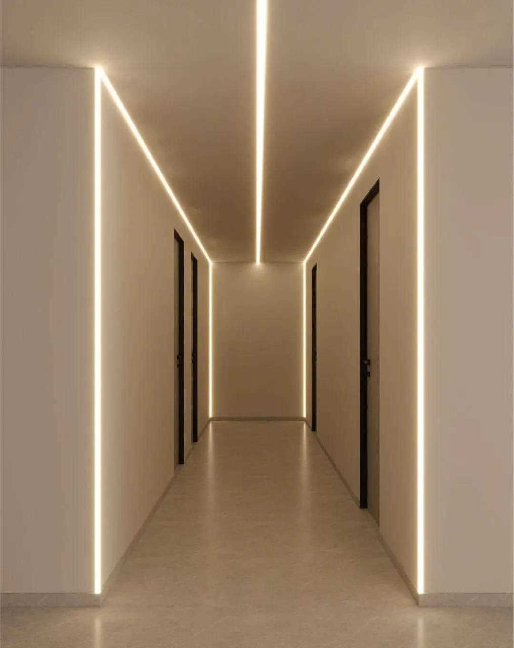 走廊过道的几何线条式设计!