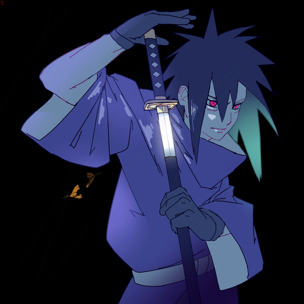 火影忍者# 佐助拔刀的样子真有压迫感