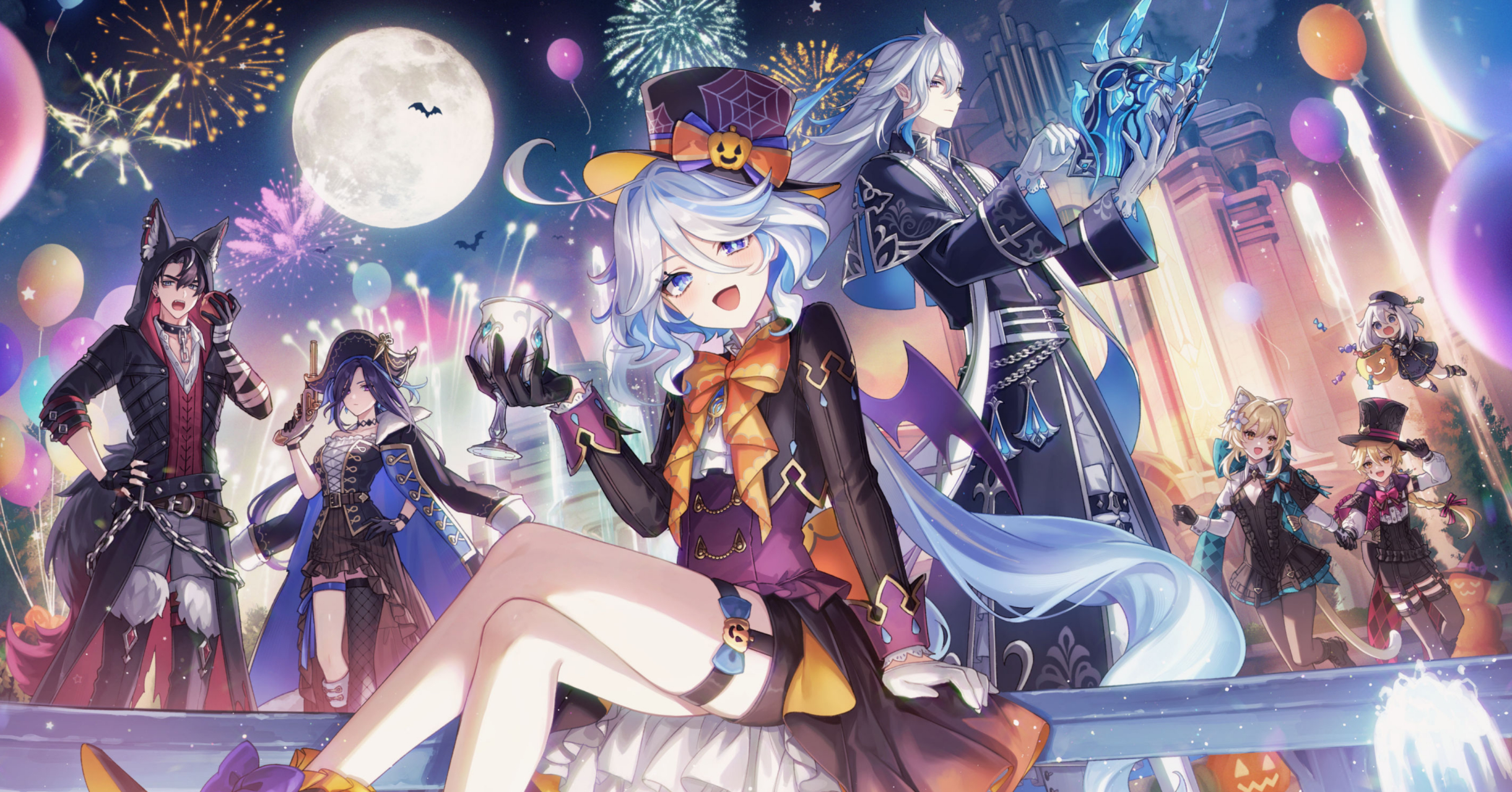 枫丹万圣节美图#原神