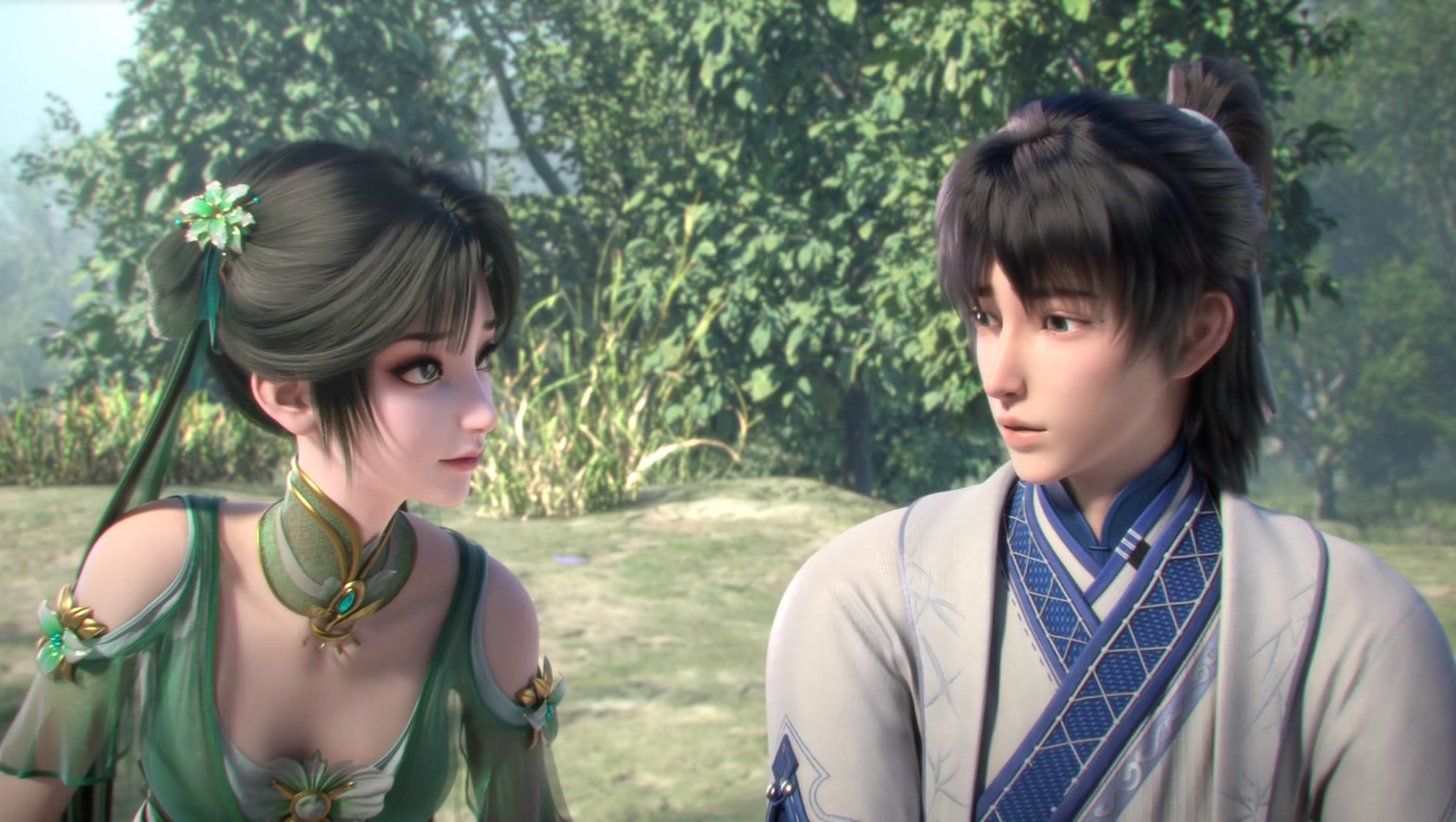 动态创作月#诛仙动画第14集更新,张小凡和碧瑶大吵了一架,两人随即