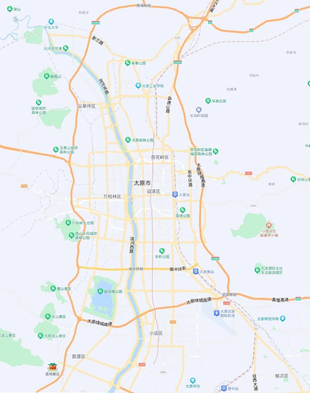 太原一环路在哪,共有几条环线,太原市二环路,三环路,四环路,各都是