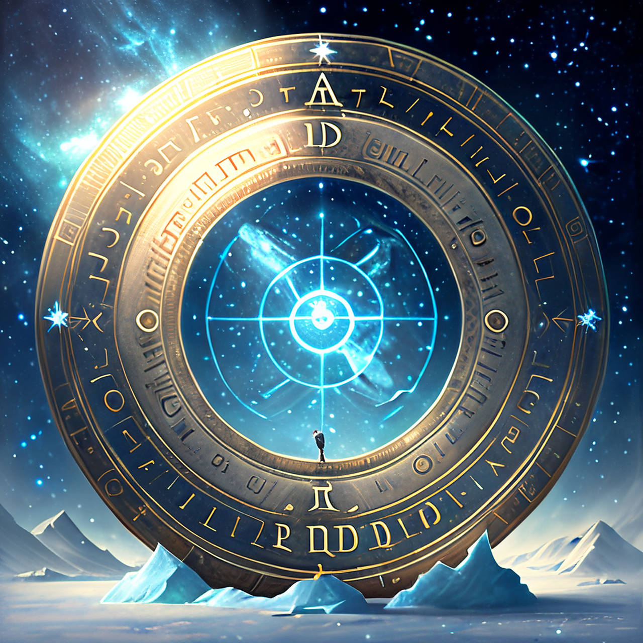 诵诗起为苍生驾,南极星环帝座星.生机,明丽,写实#百度文心一言来了