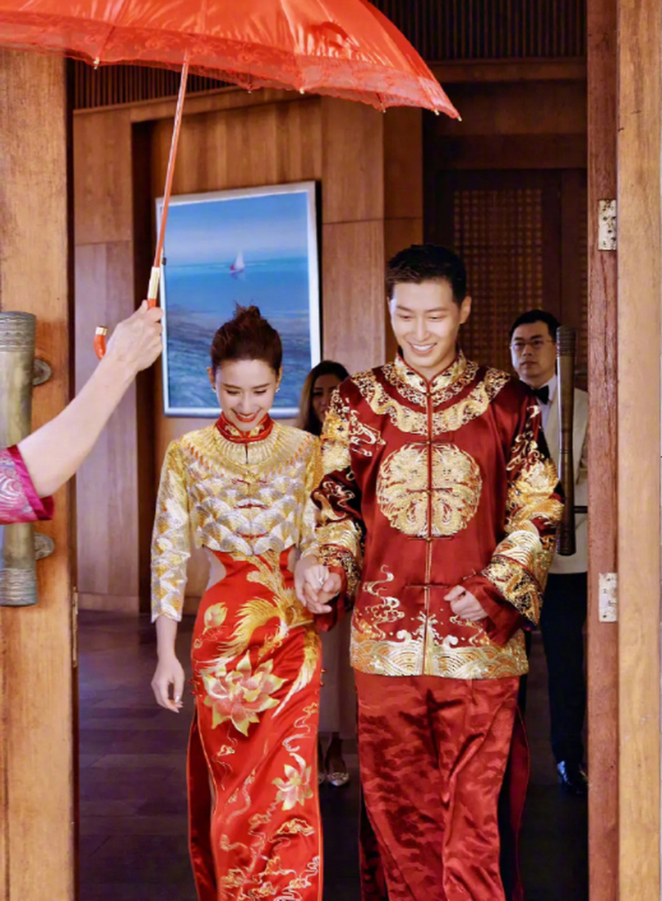 明星中式婚服合集,喜欢谁的?