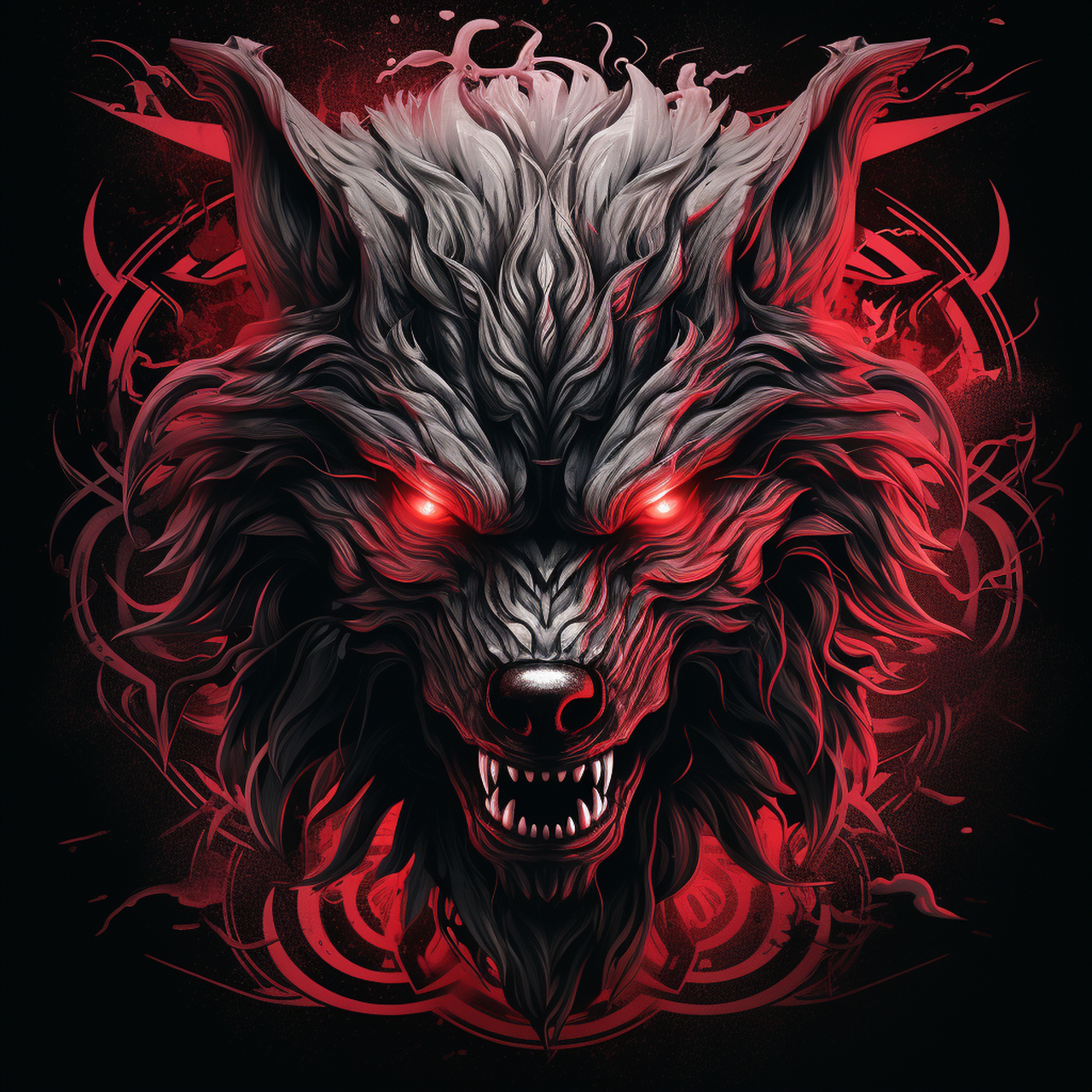 魔鬼头像,有喜欢的可以拿去当做头像使用,很个性,哈哈!#ai绘画