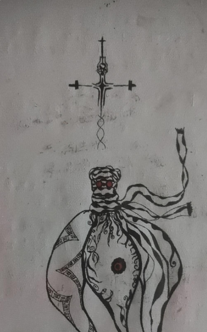 据说这是一位"精神病"人的画,正常人看不懂…[三哈]要坚持真理.