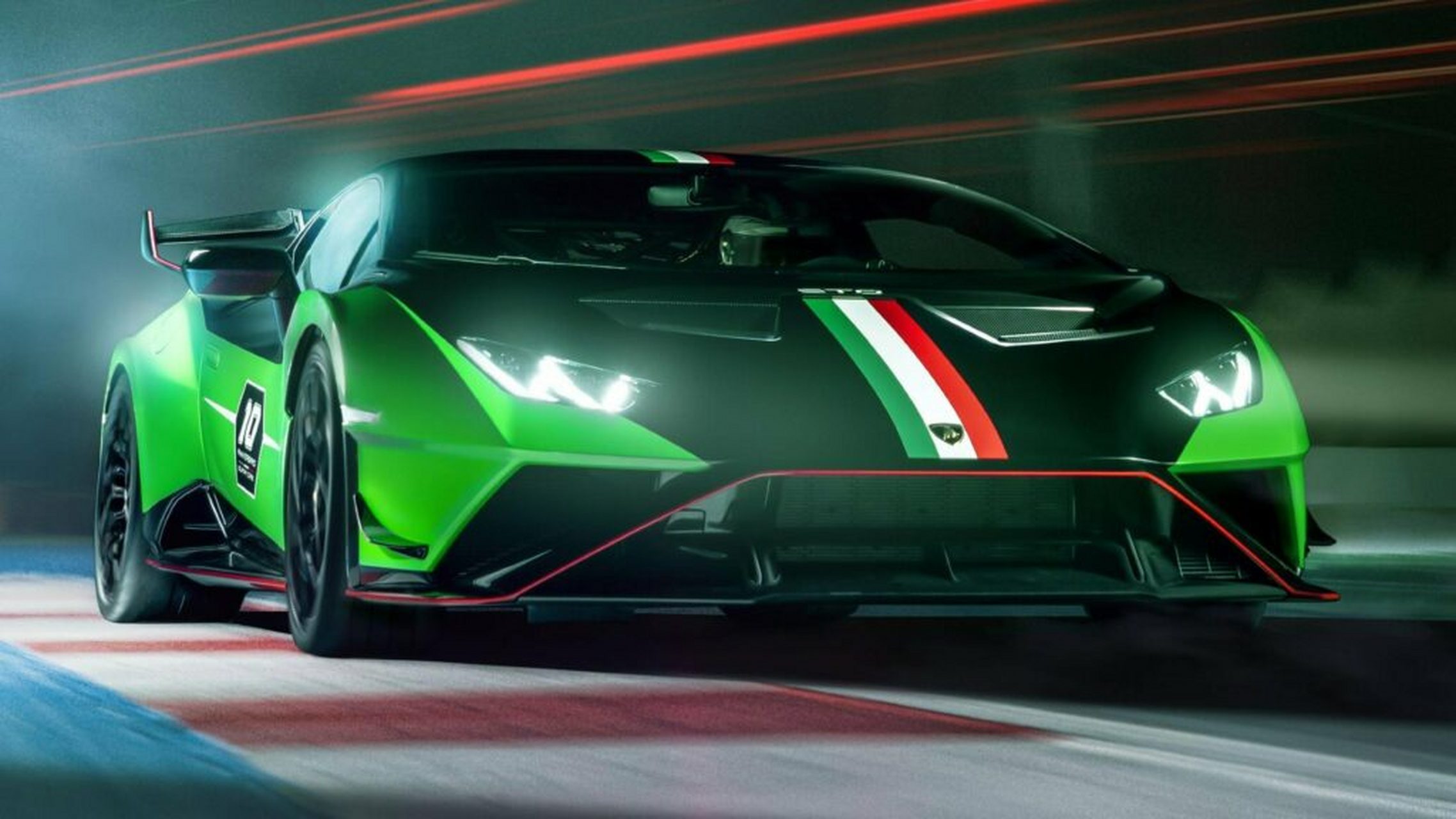 兰博基尼 huracan sto sc 10° anniversario,采用赛车运动风格的涂装