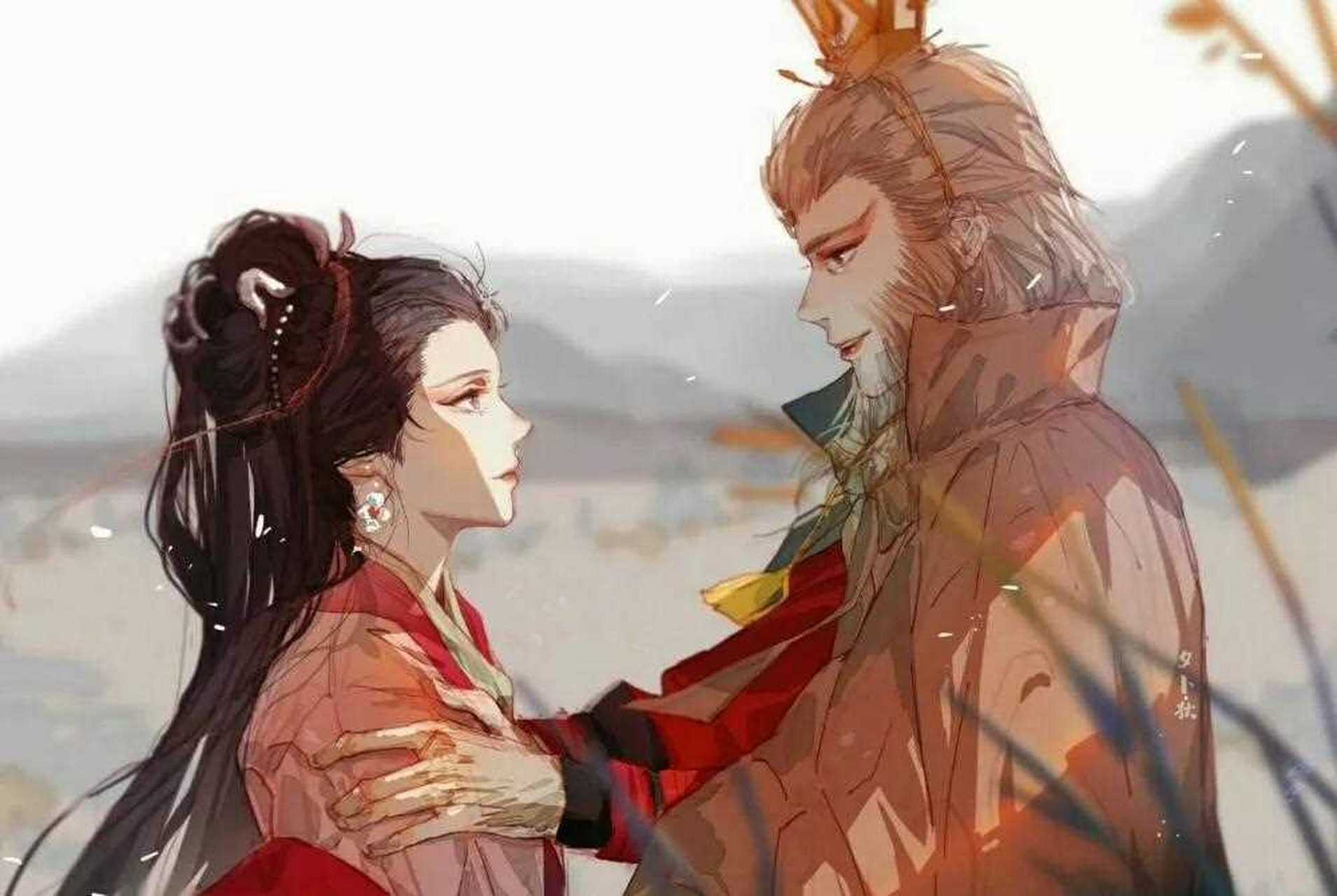 通臂猿猴与万妖女王的合影!