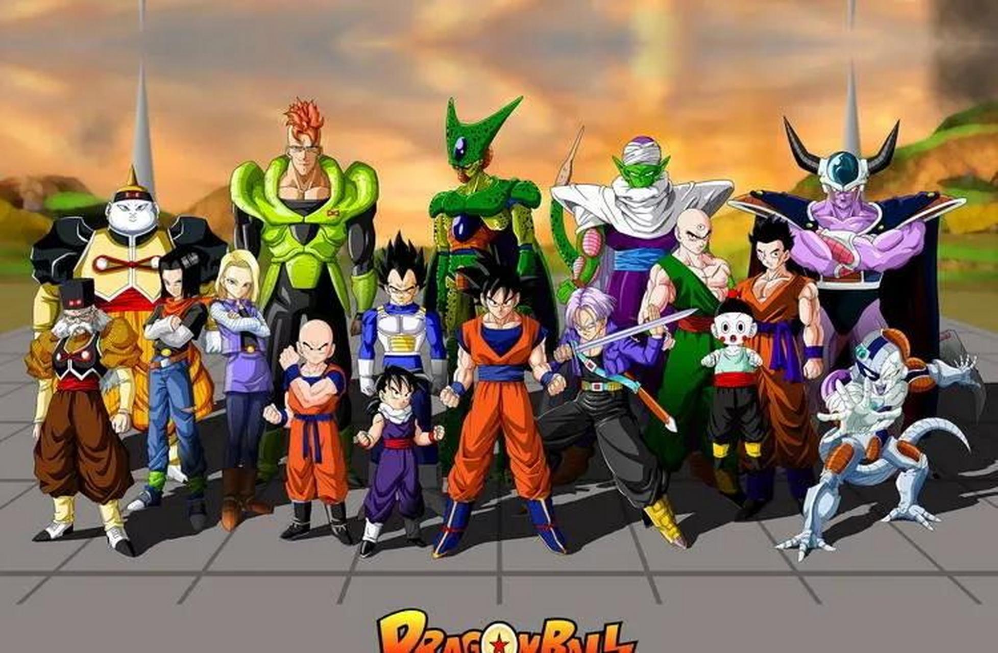 gif创作人#  龙珠里各个篇章的关键人物合集,其实龙珠里的角色挺兜哪